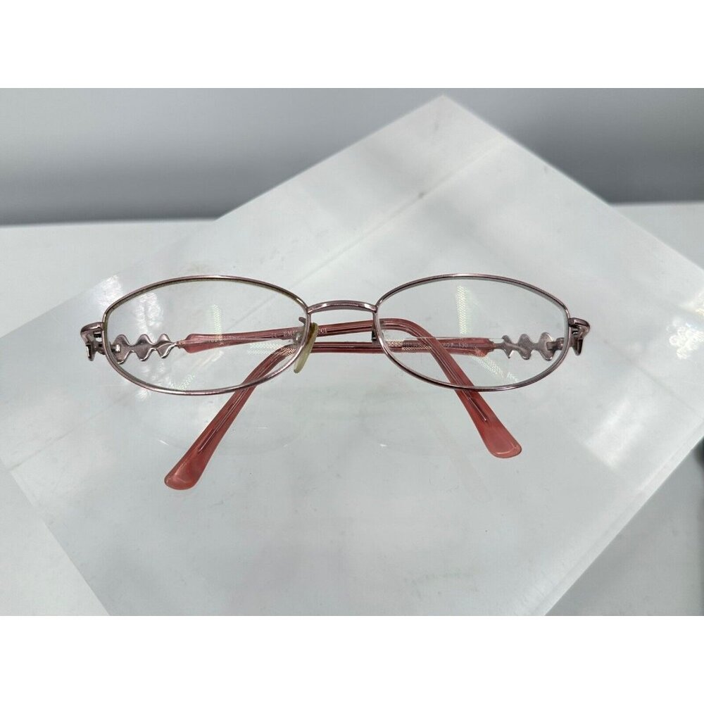 Emilio Pucci EP2101-601 Oval Frames Rose Gold Pink 53-17-130 Made Italy (LE-2)